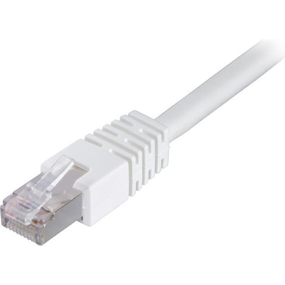 Deltaco patchkabel - 1.5 m - hvid (F/UTP, CAT6, 1.50 m), Netzwerkkabel