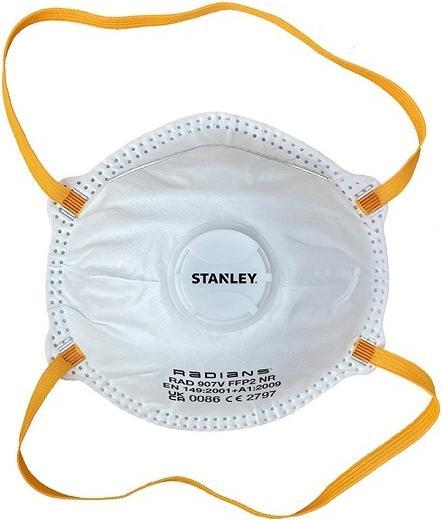 Actual product image Stanley Filtrierende Schutzmaske mit Ventil, FFP2 NR, 10 Stk. (10 x)