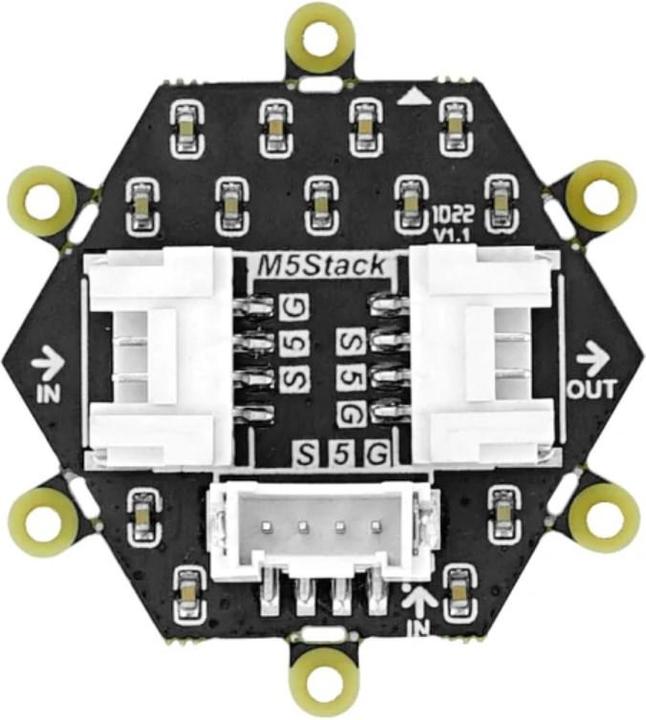 Actual product image M5Stack Neo HEX 37 RGB LED Board WS2812C