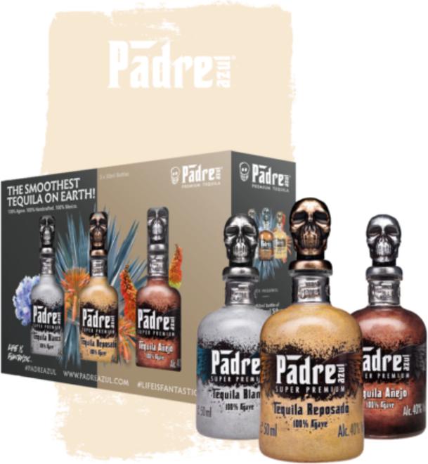 Actual product image Padre Azul Mini Trio Tasting Set (3 x 5 cl)