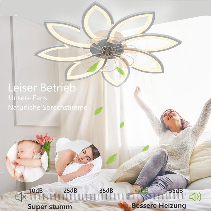 Produktbild Wildcat Deckenventilator mit LED-Beleuchtung und Fernbedienung