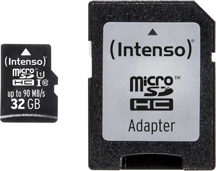 Actual product image Intenso microSD professional (32 GB, microSDHC, U1, UHS-I)