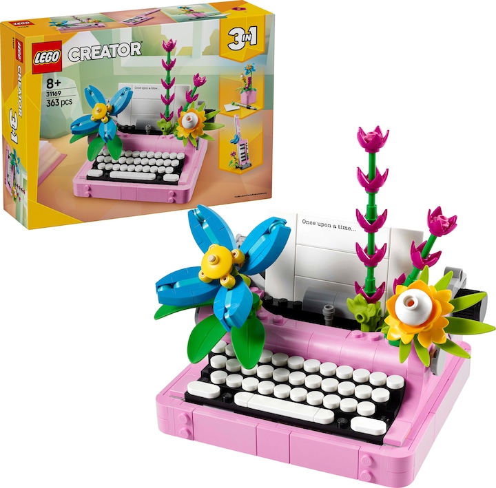 Produktbild LEGO Schreibmaschine mit Blumen (31169, LEGO Creator 3-in-1)