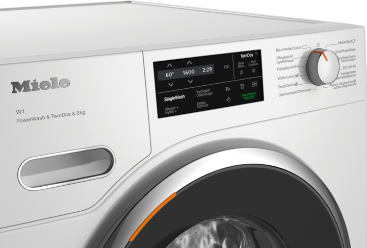 Actual product image Miele WWI 800-60 CH (9 kg, Right, CH plug)