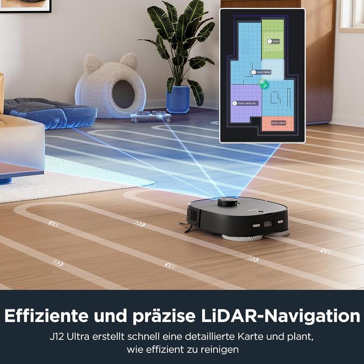 Produktbild Eureka Saug- & Wischroboter mit All-in-One Station (J12 Ultra) (5000 Pa, Wischpads (rotierend))