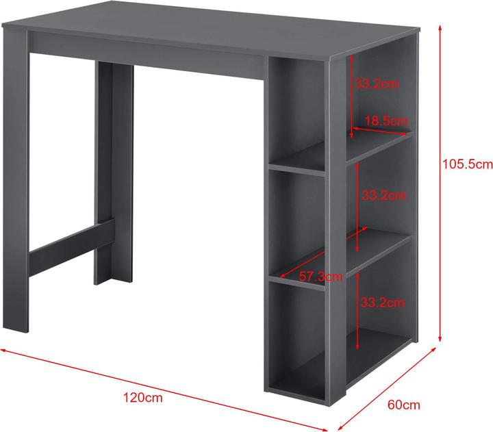Image du produit En.Casa Danderyd (120 x 60 x 105.5 cm)