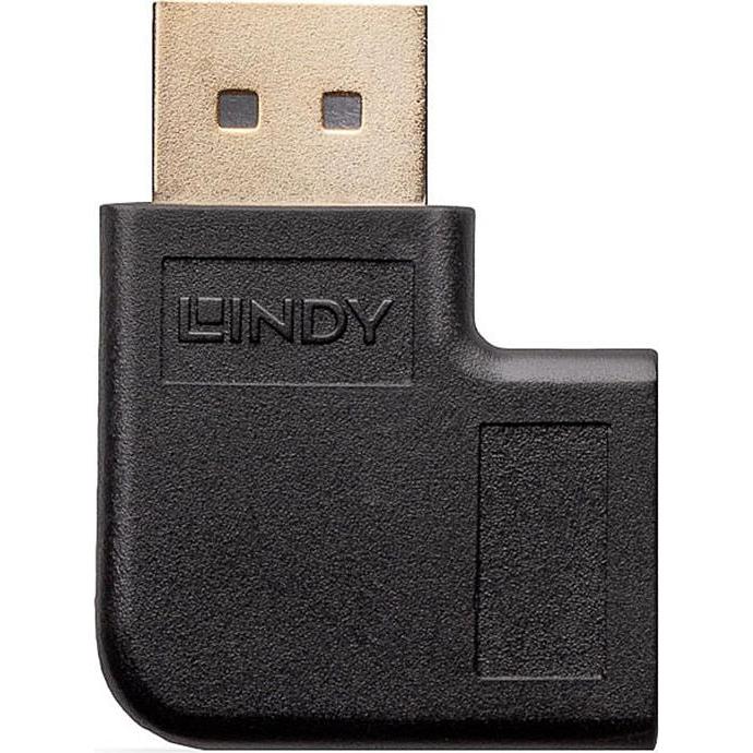 Thumbnail - Lindy DisplayPort-Adapter (3.16 cm), Data + Video Adapter, Schwarz