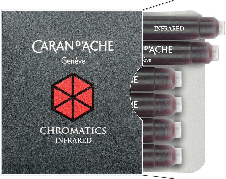 Actual product image Caran d'Ache Chromatics Tintenpatronen (ink cartridges, Red)
