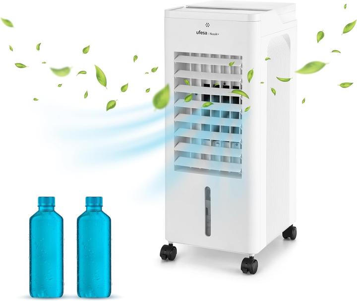 Ufesa Verdampungs-Kühler mit Ionisator, Touchscreen, 3 Geschwindigkeiten, Timer und Fernbedienung