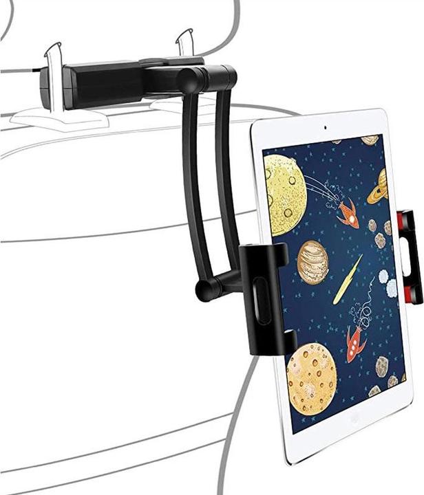 Immagine prodotto Rock Supporto da auto per cellulare e tablet per poggiatesta, misura 12,5 - 19 cm