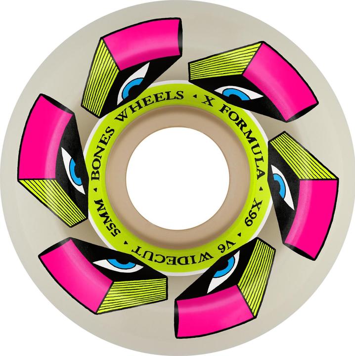 Actual product image Bones Wheels 99A XF Look Book V6 Wide-Cut (55 mm)