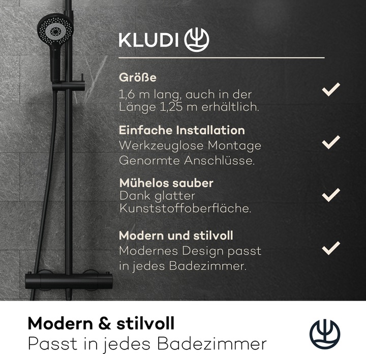 Produktbild Kludi X3 Duschschlauch (160 cm)