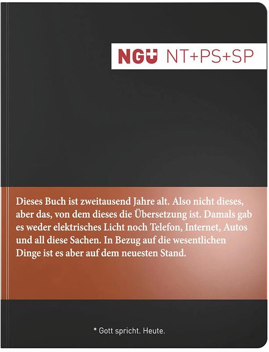 Produktbild Brunnen Neues Testament mit Psalmen und Sprüchen (Deutsch, 2021)