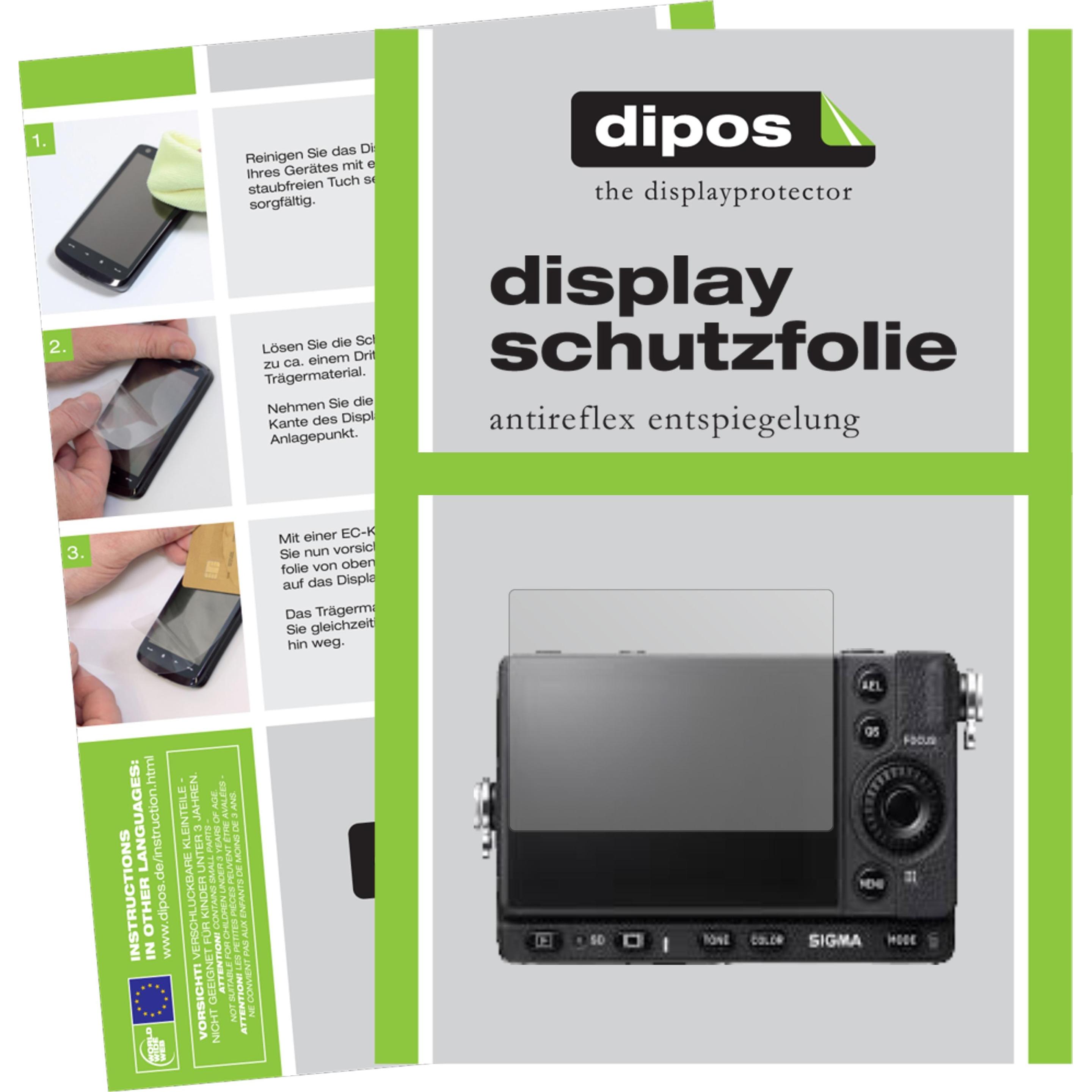 Dipos Displayschutzfolie Antireflex (Displayschutz, Sigma fp), Kameraschutz, Transparent