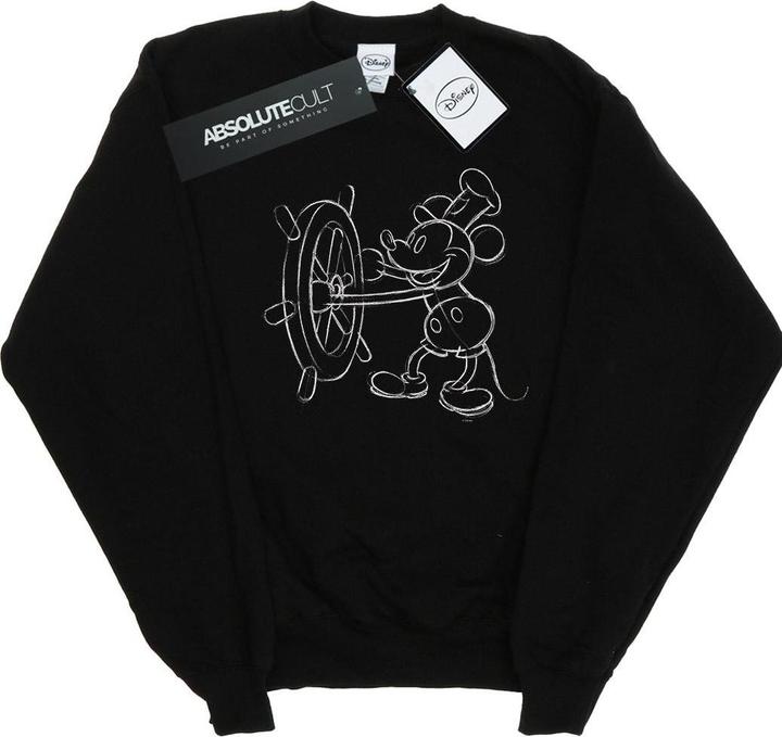 Produktbild Disney Mickey Mouse Steamboat Sketch Sweatshirt Jungen (140, 146)