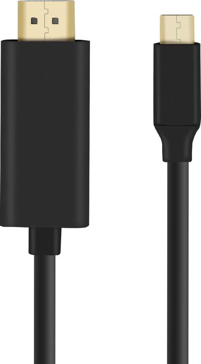 Produktbild Avizar USB-C / HDMI Stecker Kabel 4K UHD Auflösung, 2m – Schwarz (2 m)