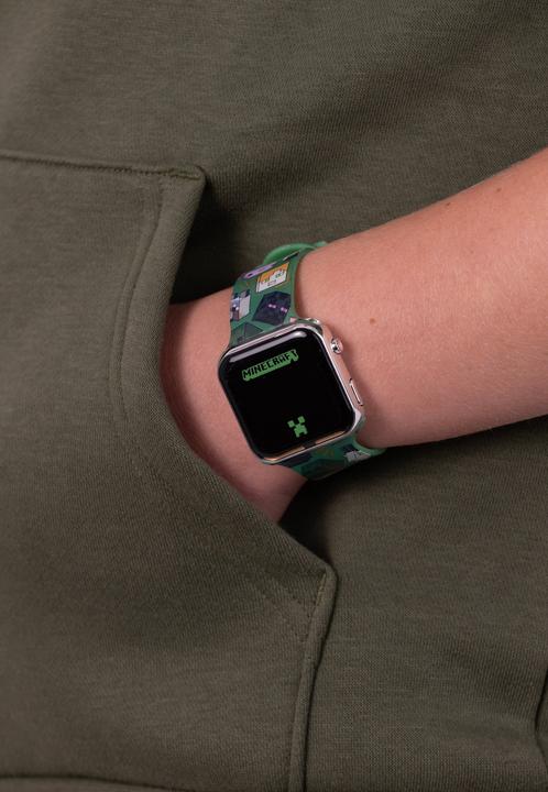 Image du produit Disney Minecraft Charakter LED-Uhr mit Print (Montre numérique)