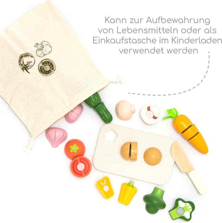 Produktbild UMU Holz Gemüse Schneidset