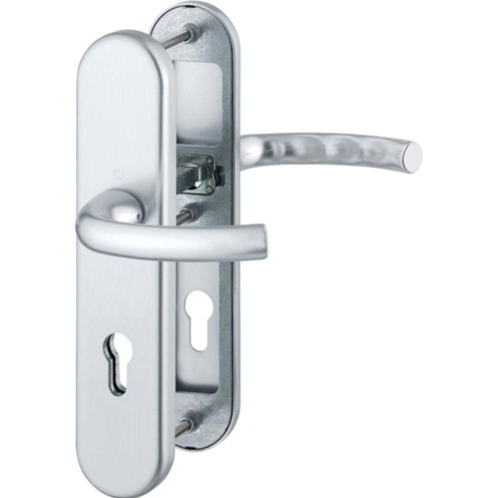 Hoppe, Türgriff + Fenstergriff, Schutzgarnitur Tôkyô 1710/3331/3410 Aluminium F1 72 mm 41-46 mm (Türgarnitur)