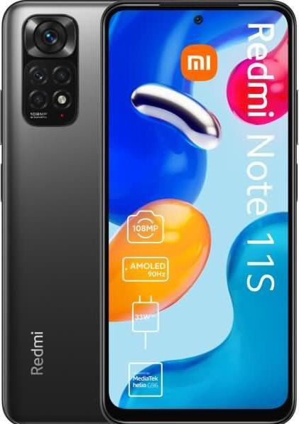 Produktbild Xiaomi Redmi Note 11S (128 GB, Graphite gray, 6.43", Dual SIM, 108 Mpx, 4G)