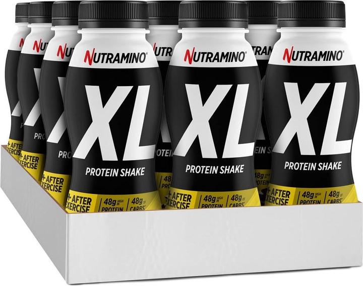 Actual product image Nutramino Protein XL Recovery Shake (Banana, Chocolate, 12 pcs.)