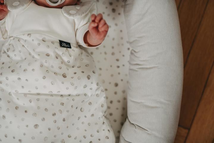 Produktbild Alvi Baby-Ganzjahresschlafsack Mäxchen Aqua Dot Gr. 68/74 (74 cm, 2.5 TOG, Ganzjahr)
