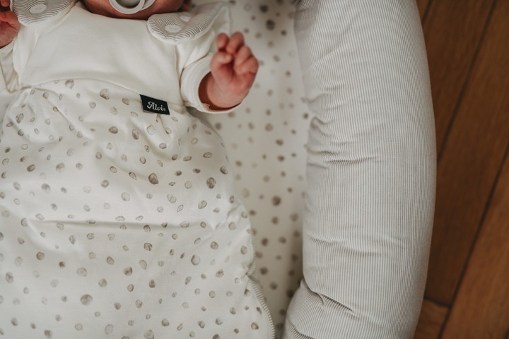 Actual product image Alvi Baby all year sleeping bag Mäxchen Aqua Dot Gr. 62/68 (68 cm)