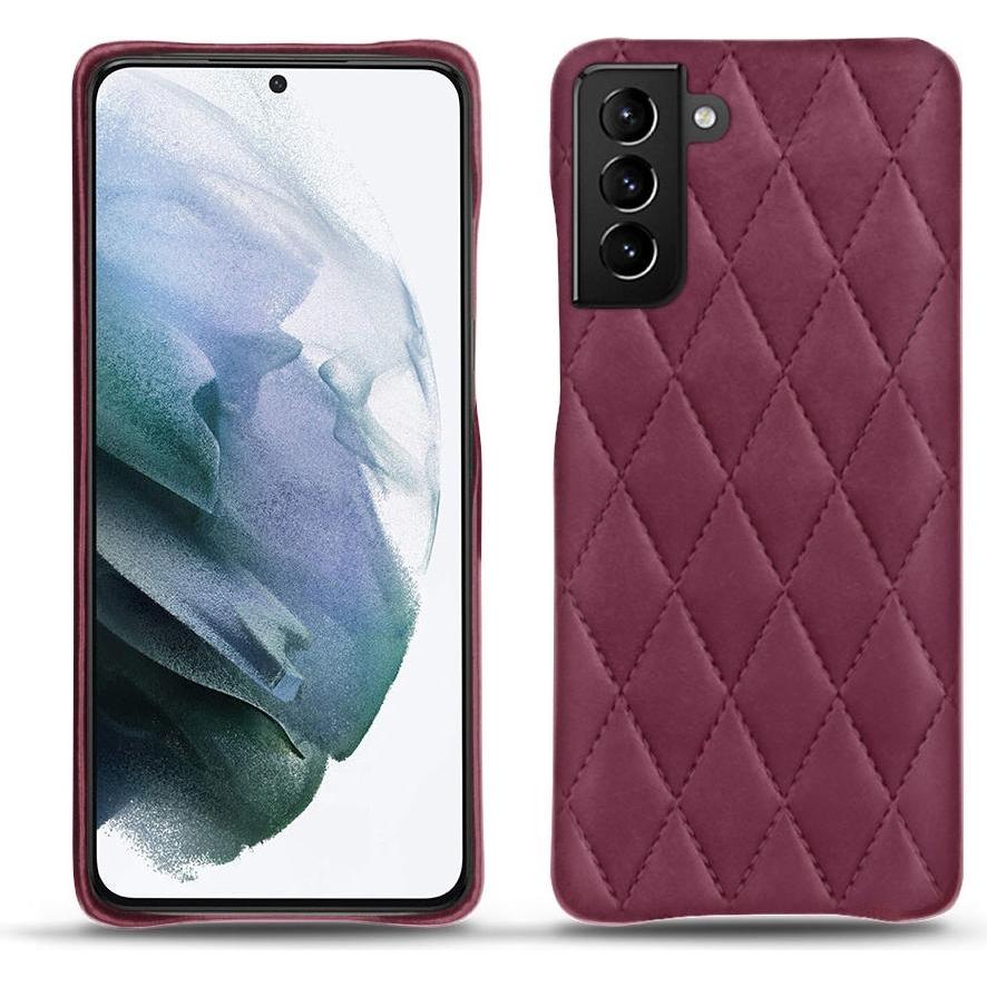 Noreve Lederschutzhülle (Samsung Galaxy S21+), Smartphone Hülle, Violett