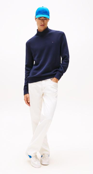 Actual product image Tommy Jeans Slim Essential Roll Neck Sweat Pullover (XS)