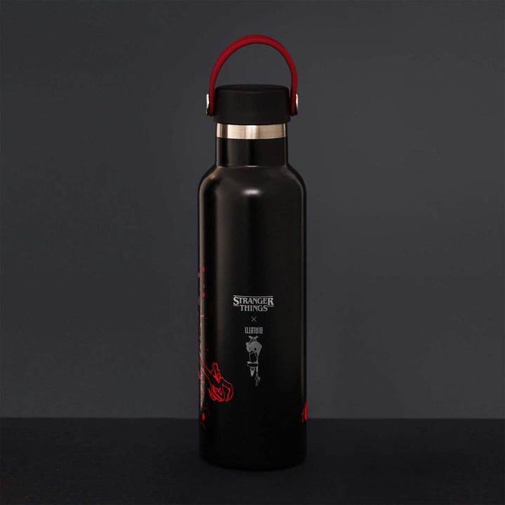Immagine prodotto Bialetti Trinkflasche Stranger Things, 600 ml, Schwarz / Rot (0.60 l)