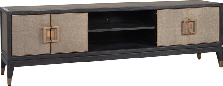 Actual product image Richmond Interiors TV Furniture Bloomingville black gold brushed 185