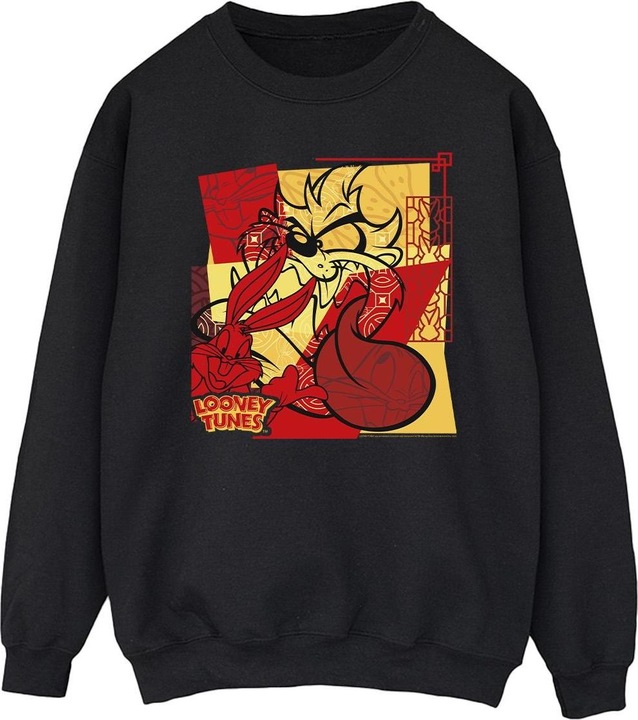 Image du produit Looney Tunes - Sweat TAZ BUGS RABBIT NEW YEAR - Homme (S)