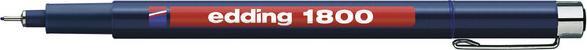 Immagine prodotto Edding Artista della punta della fibra Profipen 1800 (Blu, 10x)