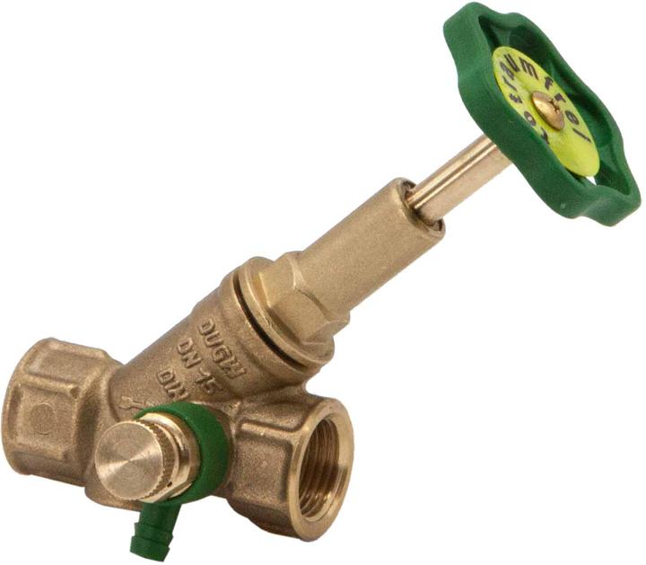 Immagine prodotto Schlosser Valvola a flusso libero Schlösser 1510 DN 15, Rp 1/2, con scarico, ris. Gira.