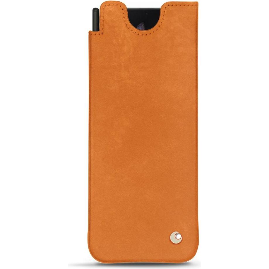 Noreve Lederschutzhülle (Samsung Galaxy Z Fold3), Smartphone Hülle, Orange