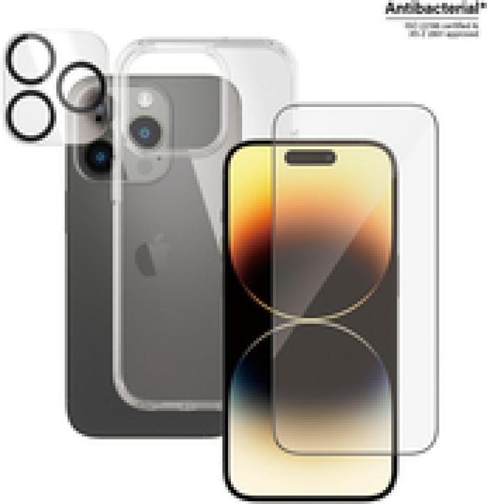 Produktbild PanzerGlass 3-in-1 Schutz-Set (1 Stück, Apple iPhone 14 Pro)