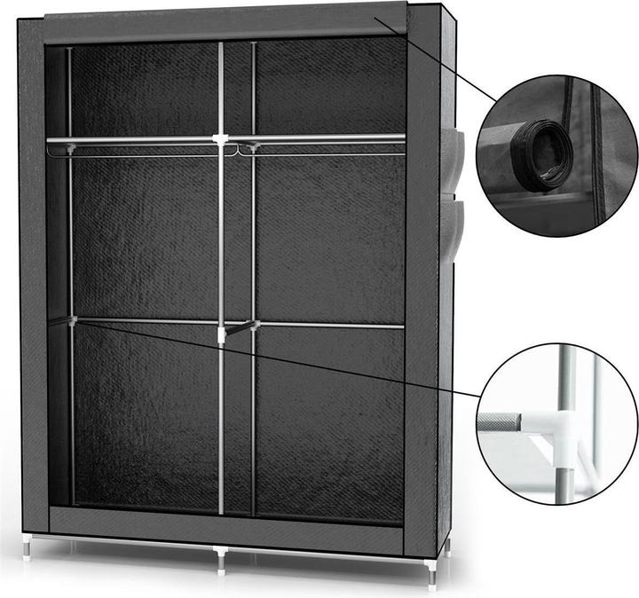 Immagine prodotto Intirilife Armadio pieghevole (108 x 45 x 170 cm)