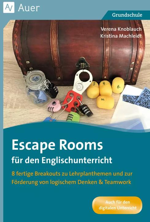 Immagine prodotto Escape Rooms für den Englischunterricht 3/4 (Tedesco, Kristina Machleidt, 2023)