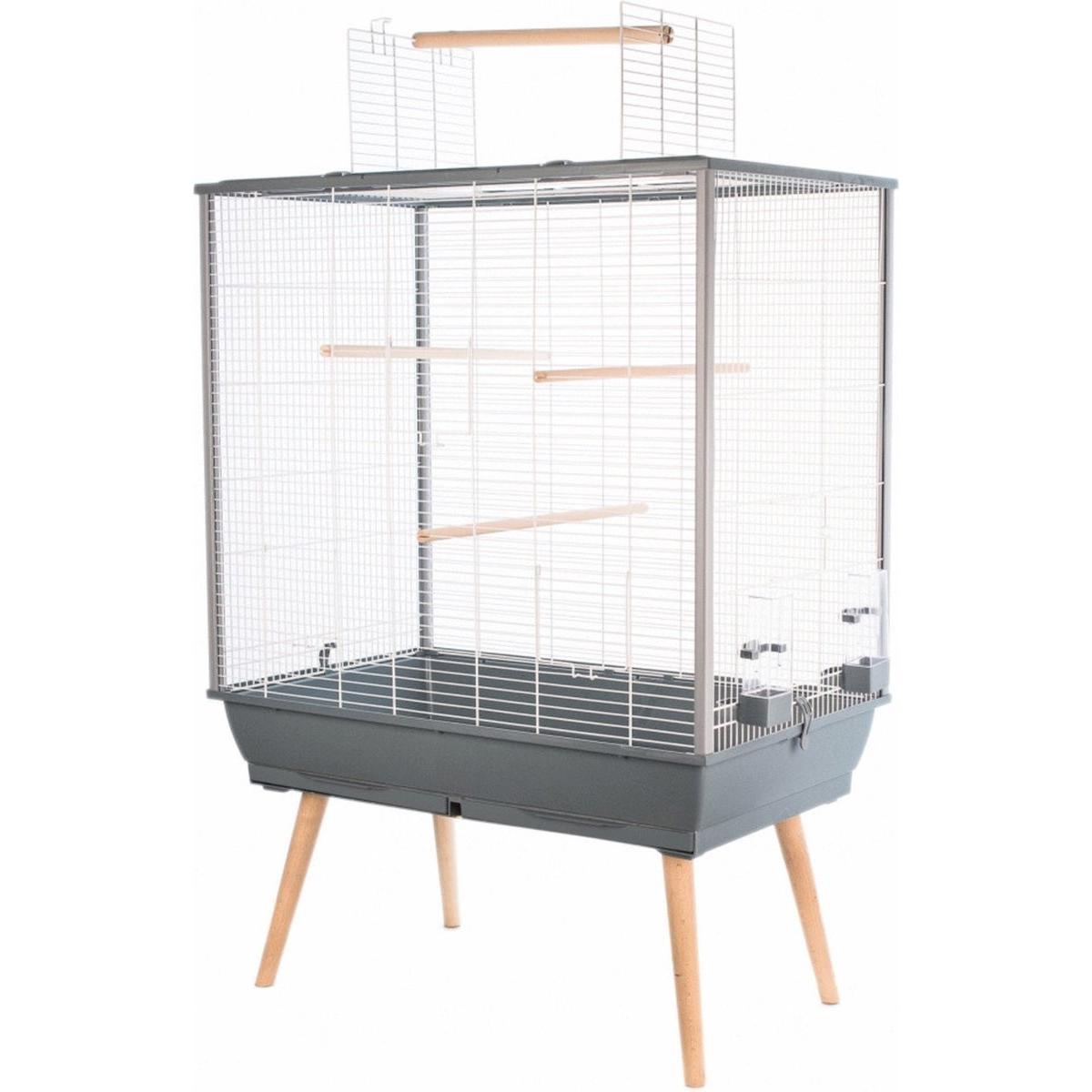 Meilleurs prix pour Zolux - Cage à oiseaux Neo Jili 80 cm gris