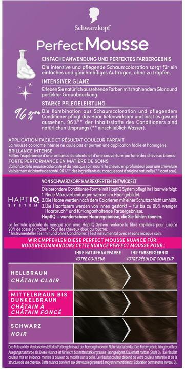 Produktbild Schwarzkopf Perfect Mousse (Schokobrownie)