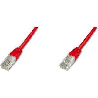 Digitus Patchcord UTP kat.5e 30m PVC raudona (U/UTP, CAT5e, 30 m), Netzwerkkabel