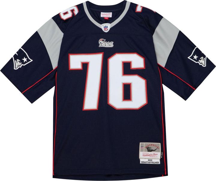 Actual product image Mitchell & Ness NFL Legacy Jersey - New England Patriots Sebastian Vollmer L (L)