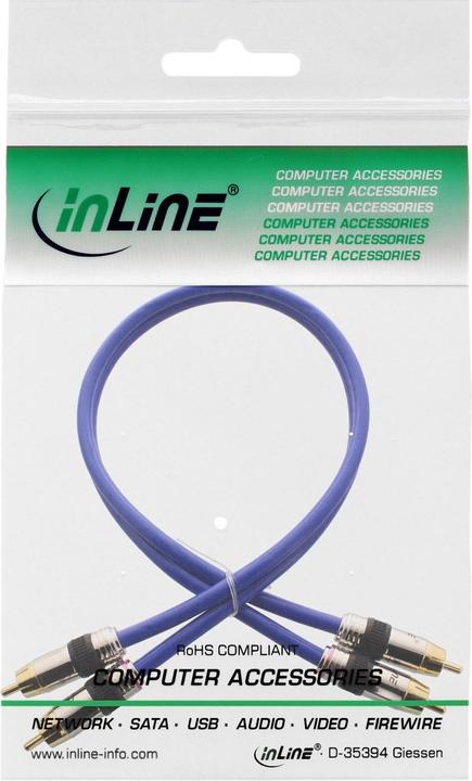 Produktbild InLine Cinch Kabel AUDIO (30 m, Cinch Kabel)