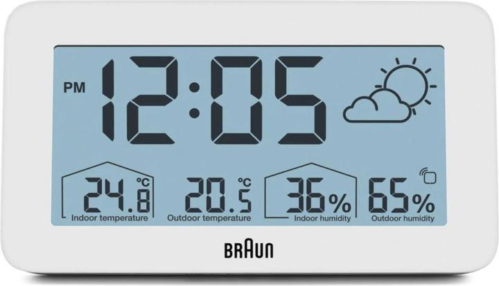 Image du produit Braun Montres BC13WP Station météo radio DCF