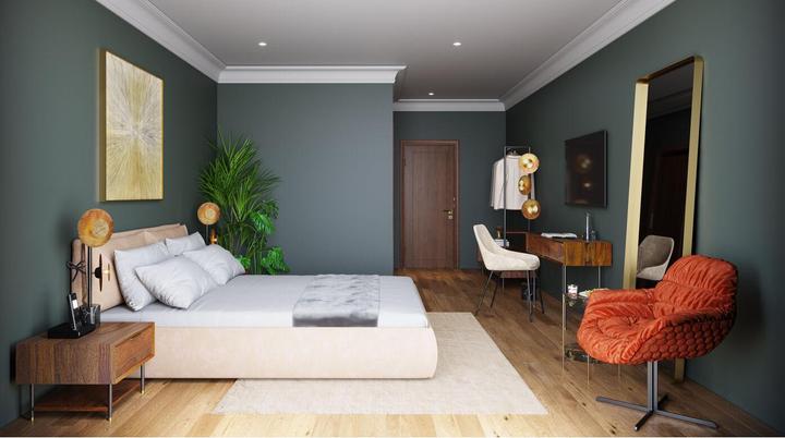 Image du produit Kare Design Miroir Curve MO Rectangular Brass 200x70cm (200 x 70 cm)