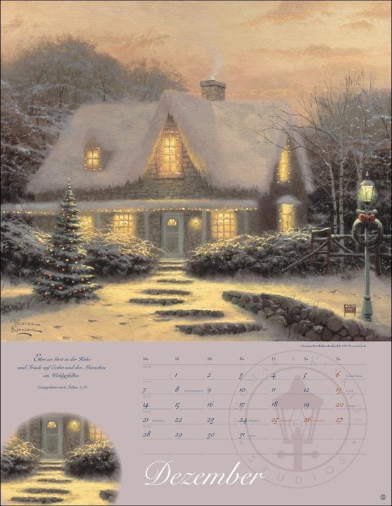 Actual product image Thomas Kinkade: Land im Licht Kalender 2026 (34 x 44 cm)