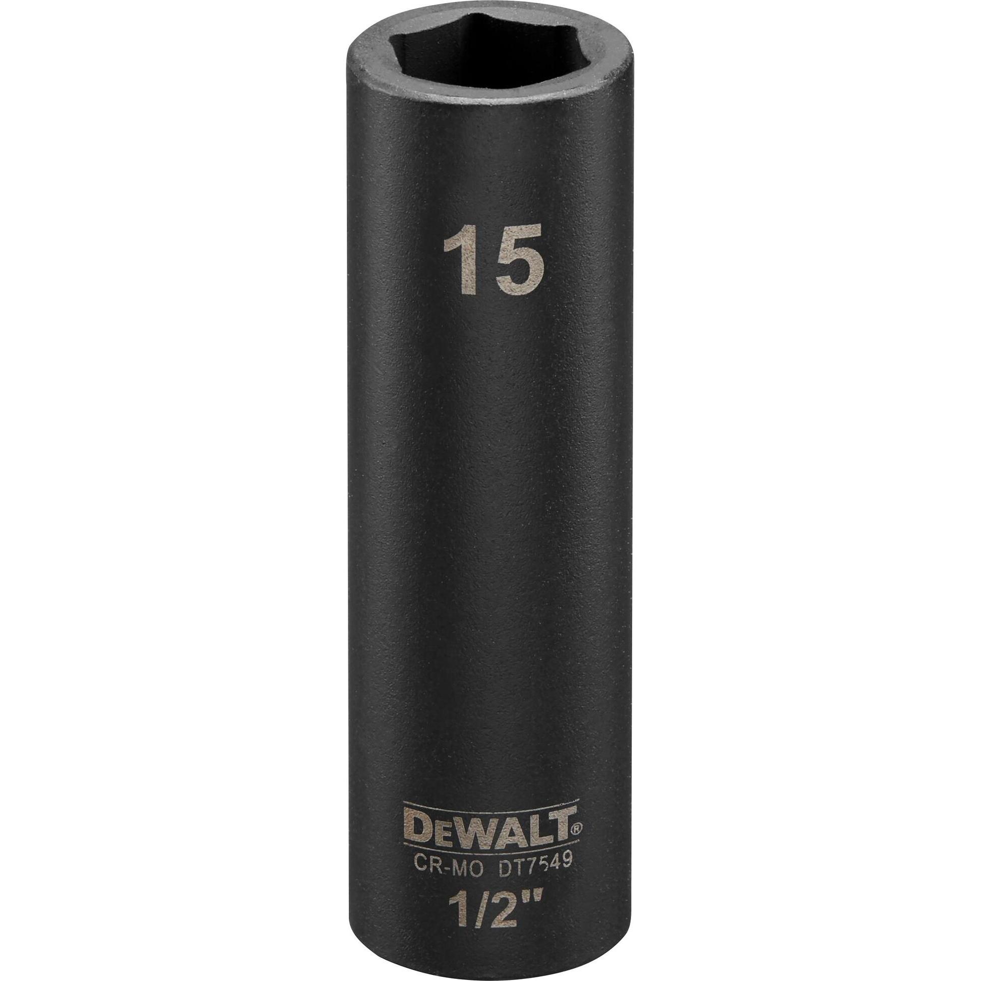 DeWalt, Steckschlüssel + Stecknuss, Steckschlüssel (15 mm)