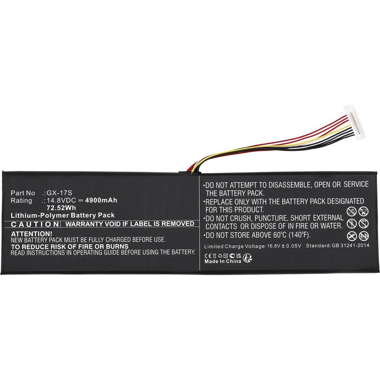 CoreParts Battery for Asus Notebook, Notebook Akku