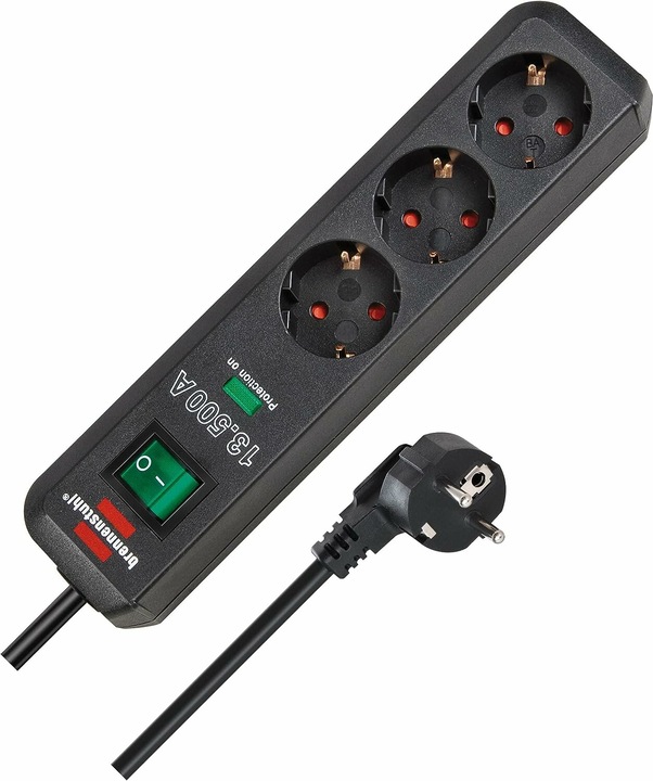 Actual product image Brennenstuhl Eco-Line (3 x, CEE 7/3, 1.50 m)