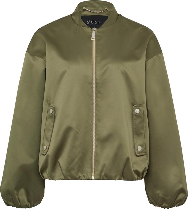 Immagine prodotto S.Oliver Outdoor-Jacke Satinierter Oversize-Blouson mit elastischem Saum (38)